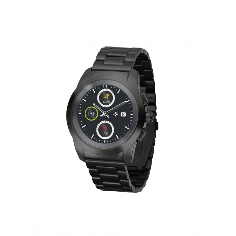 ZeTime Elite - 世界初のハイブリッドスマートウォッチ時計本来の針とカラータッチスクリーン - MyKronoz