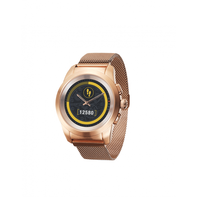 ZeTime Elite - 世界初のハイブリッドスマートウォッチ時計本来の針とカラータッチスクリーン - MyKronoz