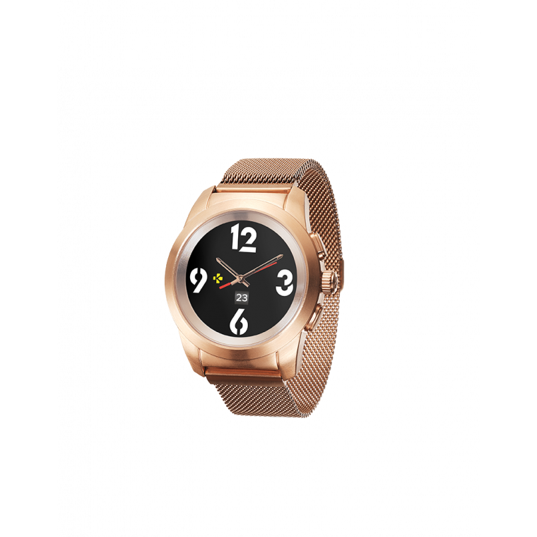 ZeTime Elite - 世界初のハイブリッドスマートウォッチ時計本来の針とカラータッチスクリーン - MyKronoz