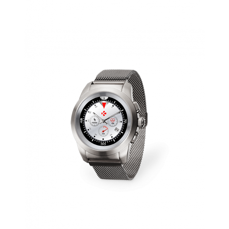 ZeTime Elite - 世界初のハイブリッドスマートウォッチ時計本来の針とカラータッチスクリーン - MyKronoz