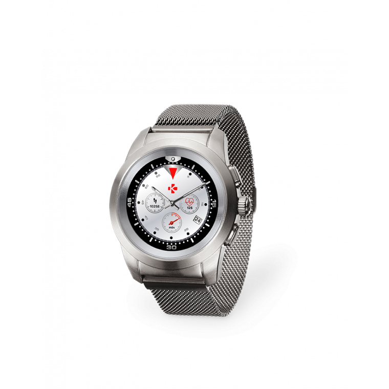 ZeTime Elite - 世界初のハイブリッドスマートウォッチ時計本来の針とカラータッチスクリーン - MyKronoz