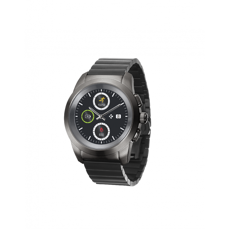 ZeTime Elite - 世界初のハイブリッドスマートウォッチ時計本来の針とカラータッチスクリーン - MyKronoz