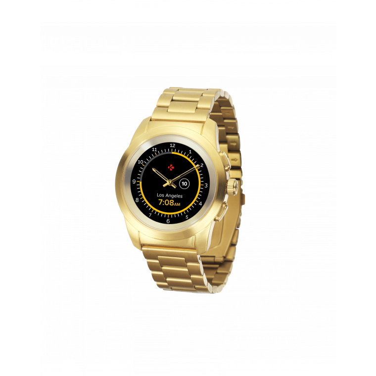 ZeTime Elite - 世界初のハイブリッドスマートウォッチ時計本来の針とカラータッチスクリーン - MyKronoz