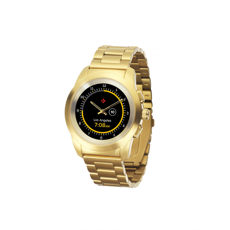 ZeTime Elite - 世界初のハイブリッドスマートウォッチ時計本来の針とカラータッチスクリーン - MyKronoz