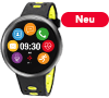 Elegante Smartwatch mit Runder Touchscreen und Herzfrequenzmonitor